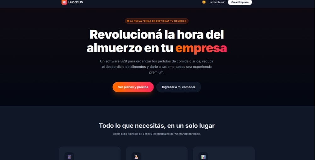 Website mockup